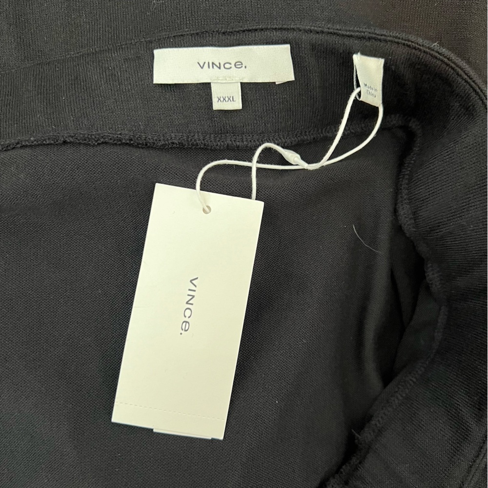 Vince Asymmetrical Overlap Skirt Black Size XXXL - Picture 7 of 7